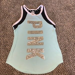 PINK- VS BUNDLE Tank/Tees (sz XS/S/M)